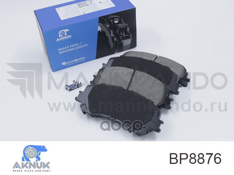 Колодки Тормозные Дисковые Передние Nissan X-Trail Iii (T32, T32r, T32rr), 10/13 |Trw Gdb3648 Aknuk Bp8876 AKNUK арт. 'BP8876