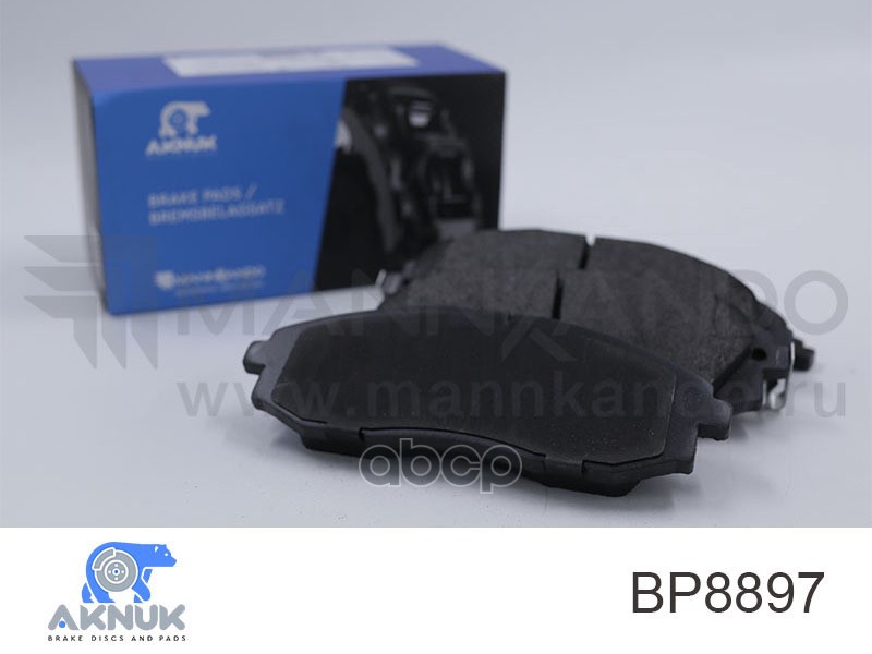 Колодки Тормозные Дисковые Передние Aknuk Hyundai H-1 / Starex (A1), 06/97/ Porter 05/04 |Trw Gdb3201 Bp8897 AKNUK арт. 'BP8897