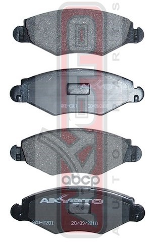 Колодки Тормозные Дисковые Передние AKYOTO арт. AKD0201