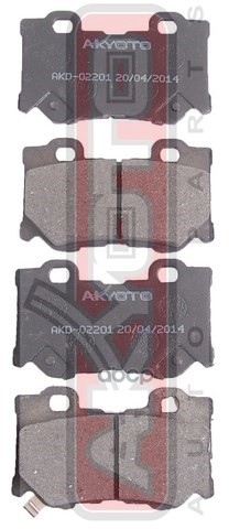 Колодки Тормозные Дисковые AKYOTO арт. AKD02201