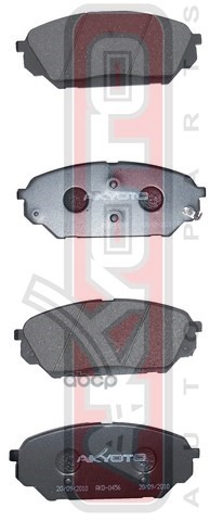 Колодки тормозные дисковые перед AKYOTO арт. AKD0456