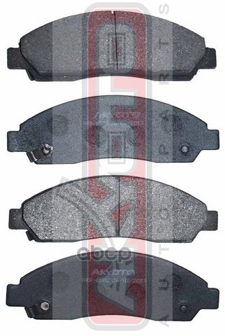 Колодки тормозные дисковые передние GREAT WALL GREAT WALL HOVER 06.01-> AKYOTO арт. akd-0502