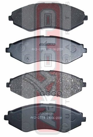 Колодки тормозные дисковые перед AKYOTO арт. AKD0779