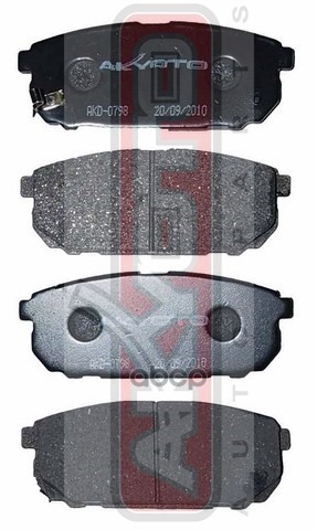 Колодки тормозные дисковые AKYOTO арт. AKD0798