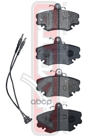 Колодки тормозные дисковые перед AKYOTO арт. AKD1251