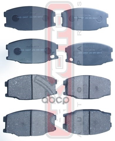 Колодки тормозные дисковые перед AKYOTO арт. AKD3407