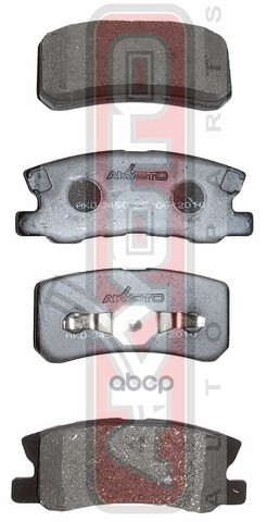 Колодки тормозные дисковые задние MITSUBISHI MITSUBISHI PAJERO III MONTERO V63W/V65W/V68W/V73W AKYOTO арт. akd-3450