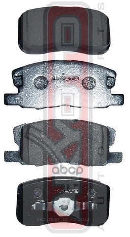 Колодки Тормозные Дисковые Пер AKYOTO арт. AKD3500