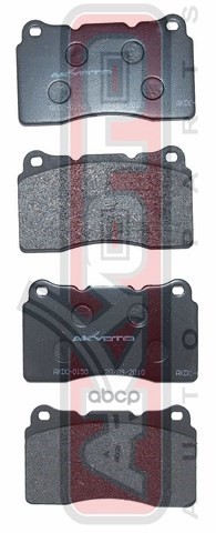 Колодки тормозные дисковые перед AKYOTO арт. AKDC0150