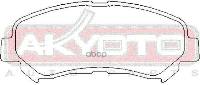 Колодки Тормозные Дисковые Пер AKYOTO арт. AKDJD00A