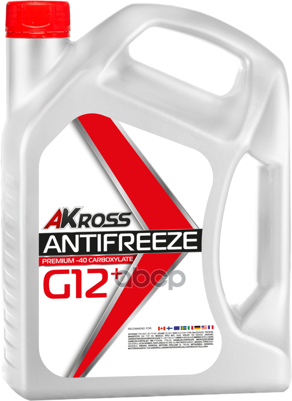 Антифриз Akross Premium G12+ 4 7 Кг AKross арт. aks0002g12