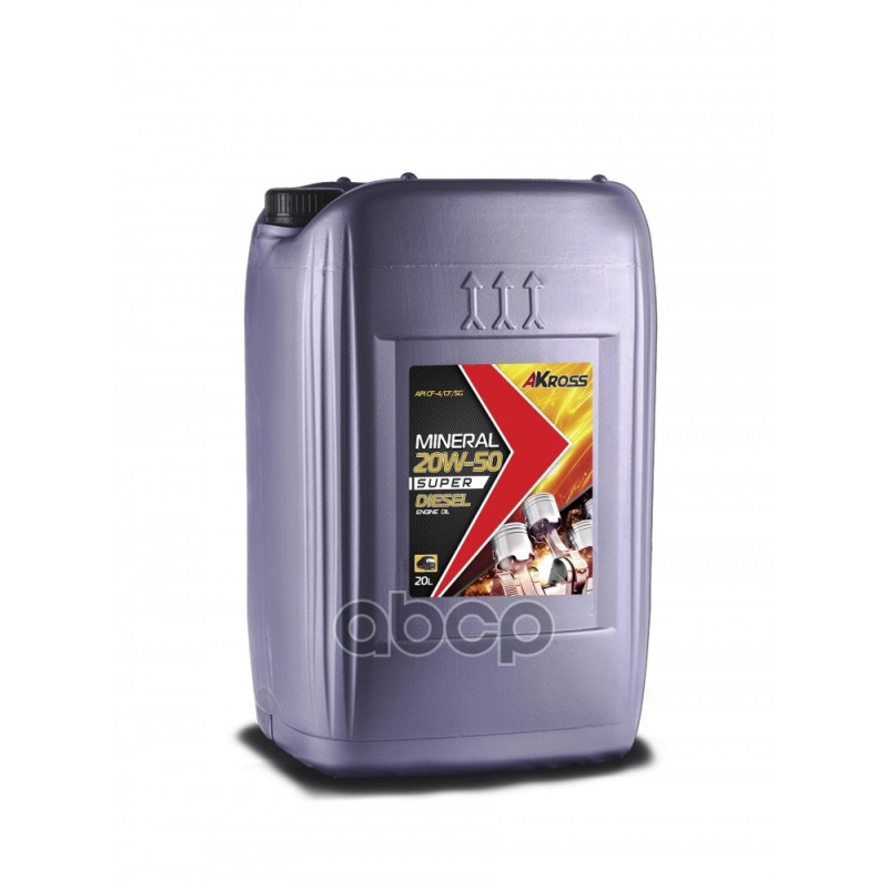 AKross Моторное Масло Akross 20W-50 Super Diesel Сf-4 20 Л (Дизель)