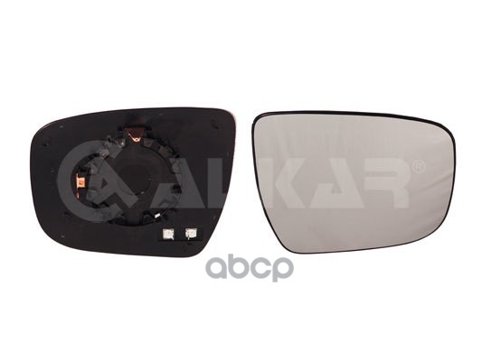 Полотно зеркала Nissan Juke 14-20 (Справа/ Обогрев/ Сферическое) ALKAR арт. 6432624