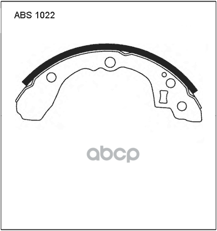 Колодки  торм. барабан. задние Kia Sportage III 10-15 / Kia Cerato I 04-09 / Hyundai ix35  Tucson 09 ALLIED NIPPON арт. abs1022
