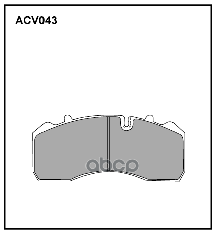 Колодки Тормозные Дисковые Wva (20995 29095 29094 29361) Hcv ALLIED NIPPON арт. ACV043KHD