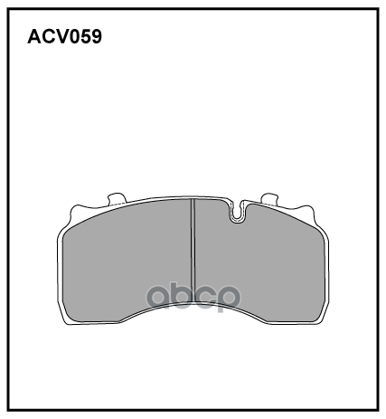 Колодки Тормозные Дисковые Wva (29141) Hcv ALLIED NIPPON арт. ACV059KHD