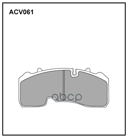 Колодки Тормозные Дисковые Wva (29165) Hcv ALLIED NIPPON арт. ACV061KHD