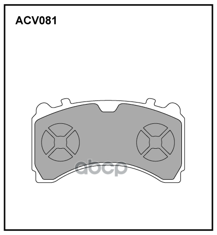 Колодки Тормозные Дисковые Wva (29244) Hcv ALLIED NIPPON арт. ACV081K