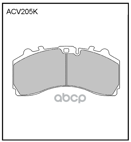 Колодки Тормозные Дисковые Wva (29246) Hcv ALLIED NIPPON арт. ACV205KHD