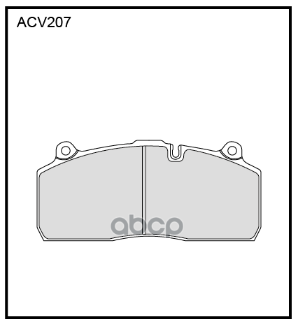 Колодки Тормозные Дисковые Wva (29195 29175) | Перед | Hcv ALLIED NIPPON арт. ACV207K