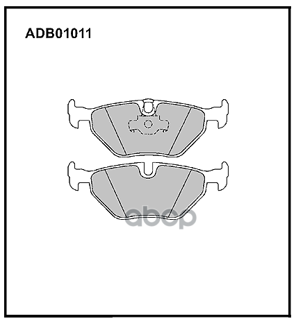 Колодки Задние Bmw E39 9504 Allied Nippon Adb 01011 ALLIED NIPPON арт. ADB 01011