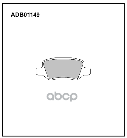 Колодки Тормозные Дисковые | Зад | ALLIED NIPPON арт. ADB01149