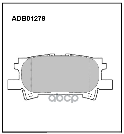 Колодки Тормозные Дисковые | Зад | ALLIED NIPPON арт. ADB01279