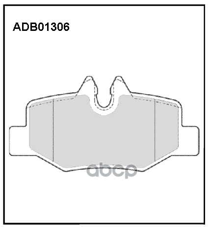 Колодки Тормозные Дисковые | Зад | ALLIED NIPPON арт. ADB01306