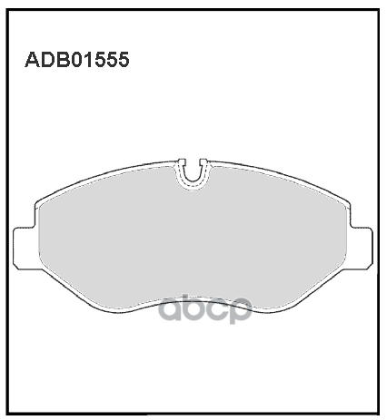 Колодки тормозные передние Mercedes-Benz Sprinter 3 5t / Vito / VW Crafter 16-> ALLIED NIPPON арт. adb01555