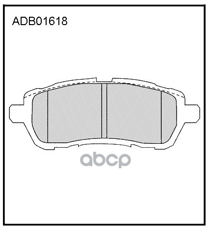 Колодки Тормозные Дисковые | Перед | ALLIED NIPPON арт. ADB01618
