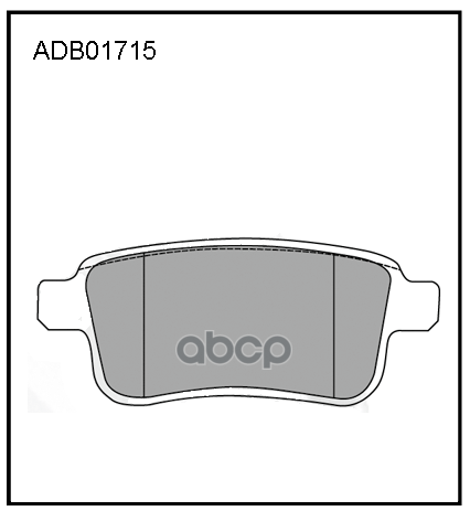 Колодки Тормозные Дисковые | Зад | ALLIED NIPPON арт. ADB01715