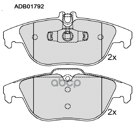 Колодки тормозные задние Mercedes-Benz C-Class (W204  C204  S204) 07-14 / E-Class (W211  W212  C207 ALLIED NIPPON арт. adb01792