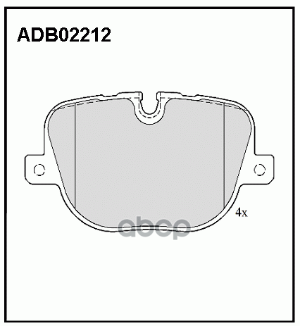 Колодки Тормозные Дисковые | Зад | ALLIED NIPPON арт. ADB02212