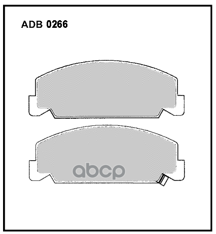 Колодки Тормозные Дисковые Передние ALLIED NIPPON арт. ADB0266