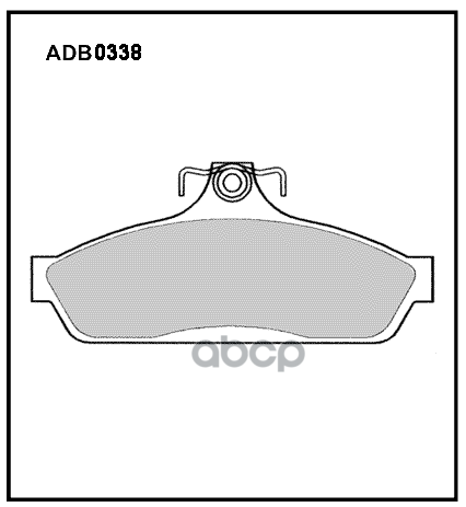 Колодки Тормозные Дисковые ALLIED NIPPON арт. ADB0338