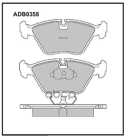Колодки передние BMW E36/E34/E32 ALLIED NIPPON ADB 0358 ALLIED NIPPON арт. ADB 0358