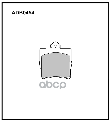 Колодки Тормозные Дисковые | Зад | ALLIED NIPPON арт. ADB0454