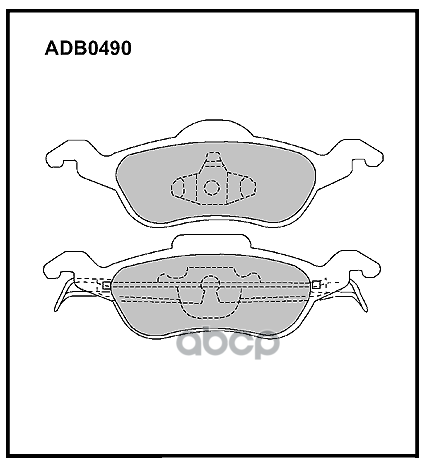Колодки торм. передние FORD FOCUS (DAW DBW) 9807 ALLIED NIPPON арт. adb0490