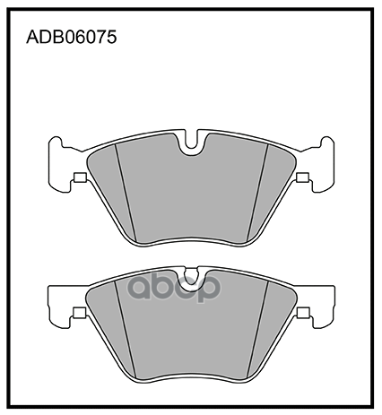 Колодки тормозные передние BMW 3 (E90) 04-11 / BMW 5 (E60) 01-10 / BMW 6 (E63) 03-10 / BMW 7 01-08 / ALLIED NIPPON арт. adb06075