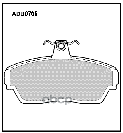 Колодки торм. передние GAZ Gazelle 3302  ГАЗ 3110 ГАЗ 2217 ALLIED NIPPON арт. adb0795