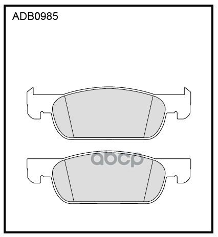 Колодки торм. передние  ЛАДА X-Ray RENAULT Logan (12-) ALLIED NIPPON арт. adb0985