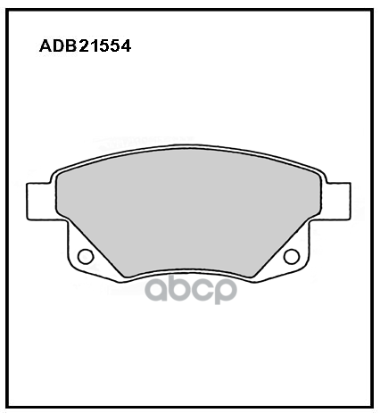 Колодки Тормозные Дисковые Heavy Duty | Зад | ALLIED NIPPON арт. ADB21554HD