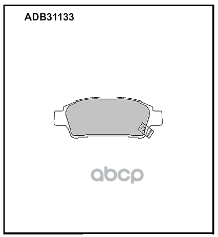 Колодки тормозные задние Toyota Alphard I 03-08  Avensis 01-11  Estima II 00-06 ALLIED NIPPON арт. adb31133