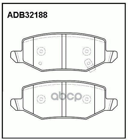 Колодки дисковые тормозные задние HAVAL JOLION (GW4G15K) ALLIED NIPPON арт. adb32188