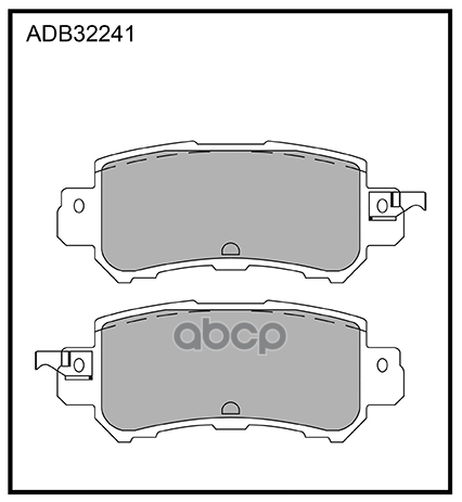 Колодки тормозные задние Mazda CX-3 15->  CX-5 11-17 ALLIED NIPPON арт. adb32241
