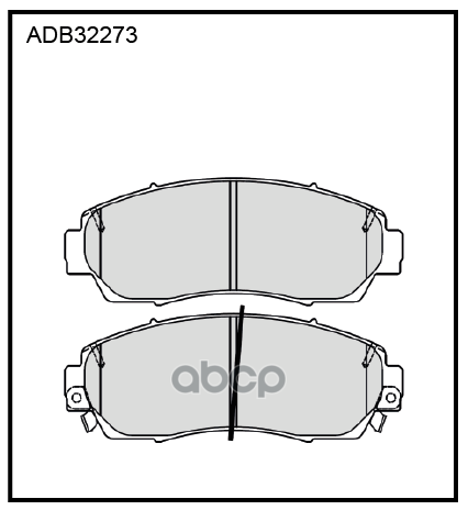 Колодки тормозные передние Haval F7 18->  F7x 19->  H6 13->  M6 Plus 21-> / GreatWall Hover H5 10-14 ALLIED NIPPON арт. adb32273