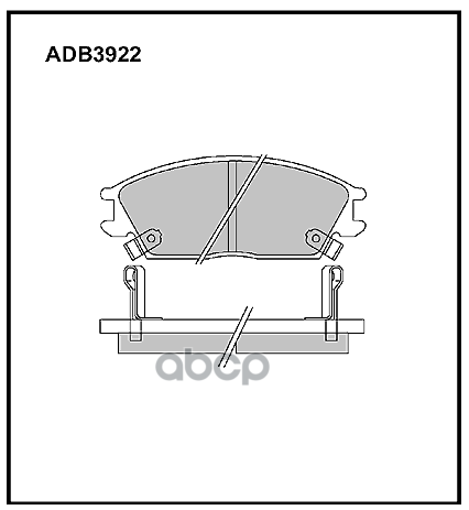 Колодки тормозные передние Hyundai Accent I 94-00  II 00-05  Getz 02-10  Elantra I  II ALLIED NIPPON арт. adb3922
