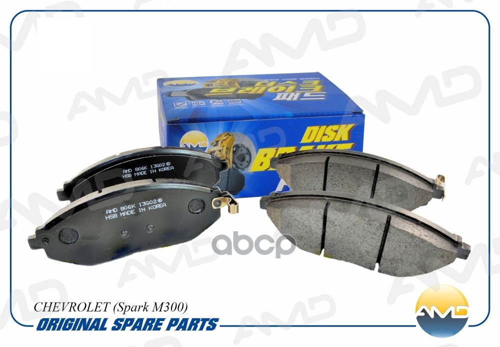 Колодки тормозные передние к-кт  AMDBF525 AMD арт. AMDBF525