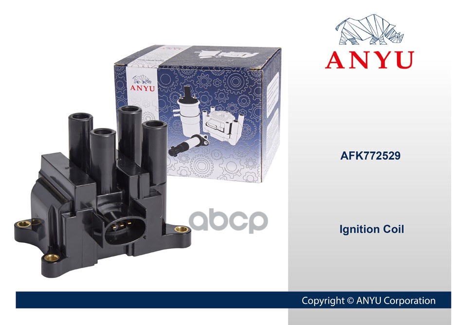 Катушка зажигания AFK772529 ANYU арт. AFK772529