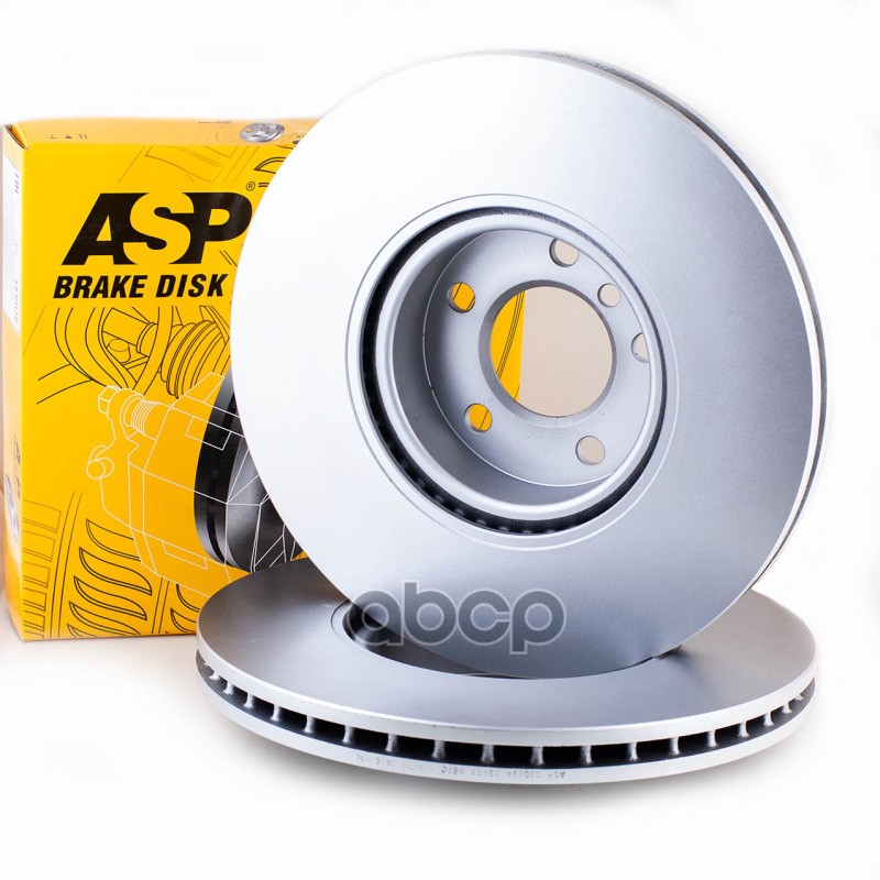 Диск тормозной  BMW X5 E70 07 -> передний  вентилируемый D=348 ASP арт. 030224